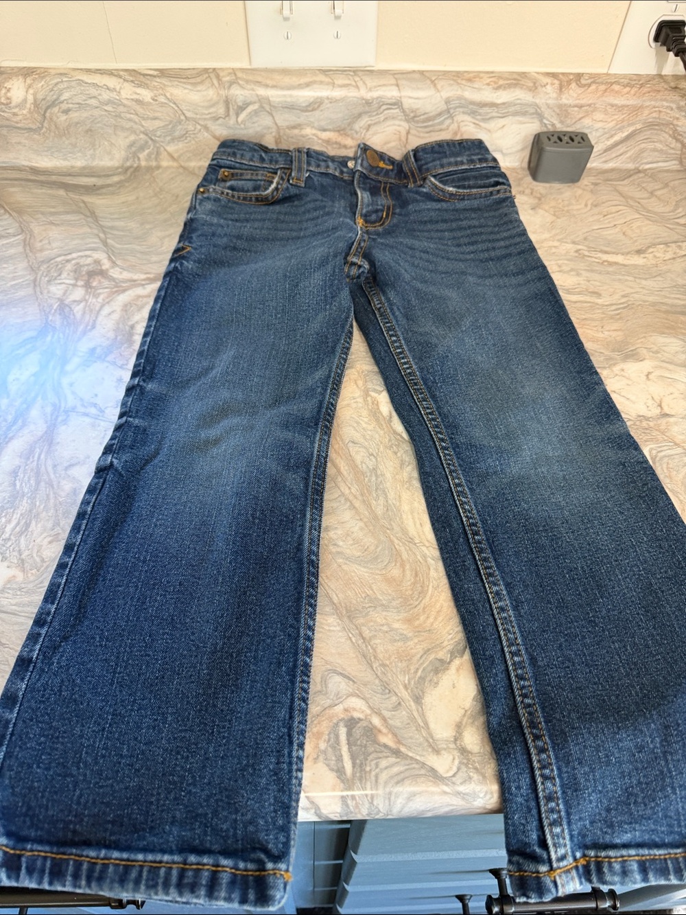 Cat & Jack Dark Blue Straight-Leg Jeans